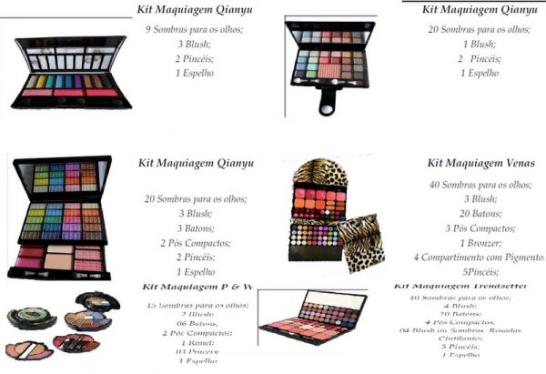 Kit Maquiagens favor consulta preço